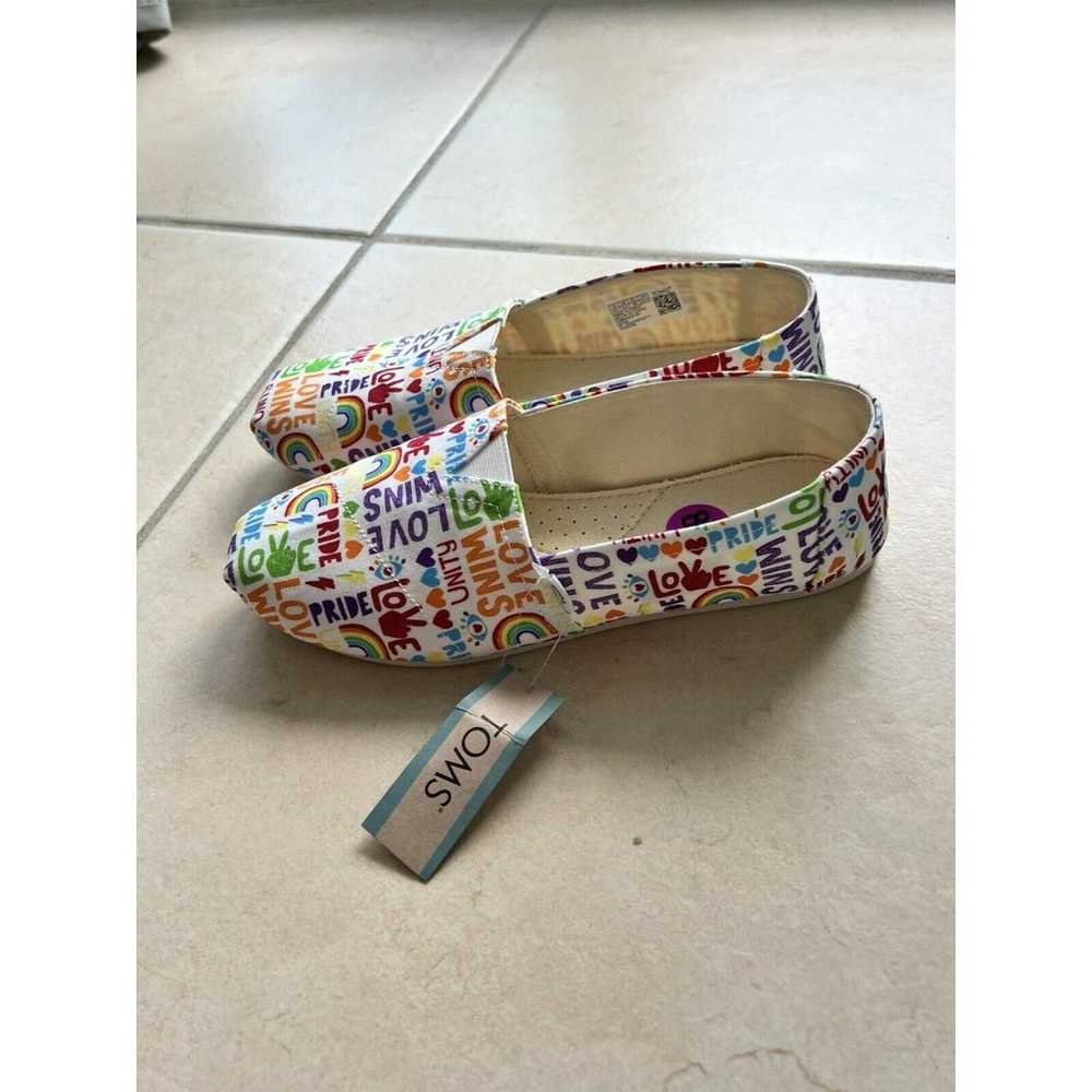 TOMS Pride Unity Rainbow Alpargatas Women’s Size … - image 8