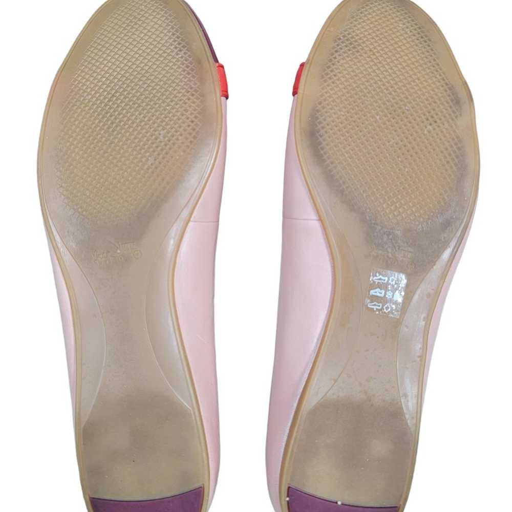 COACH Merilyn Flat - Blush/Black Cherry - Leather… - image 5