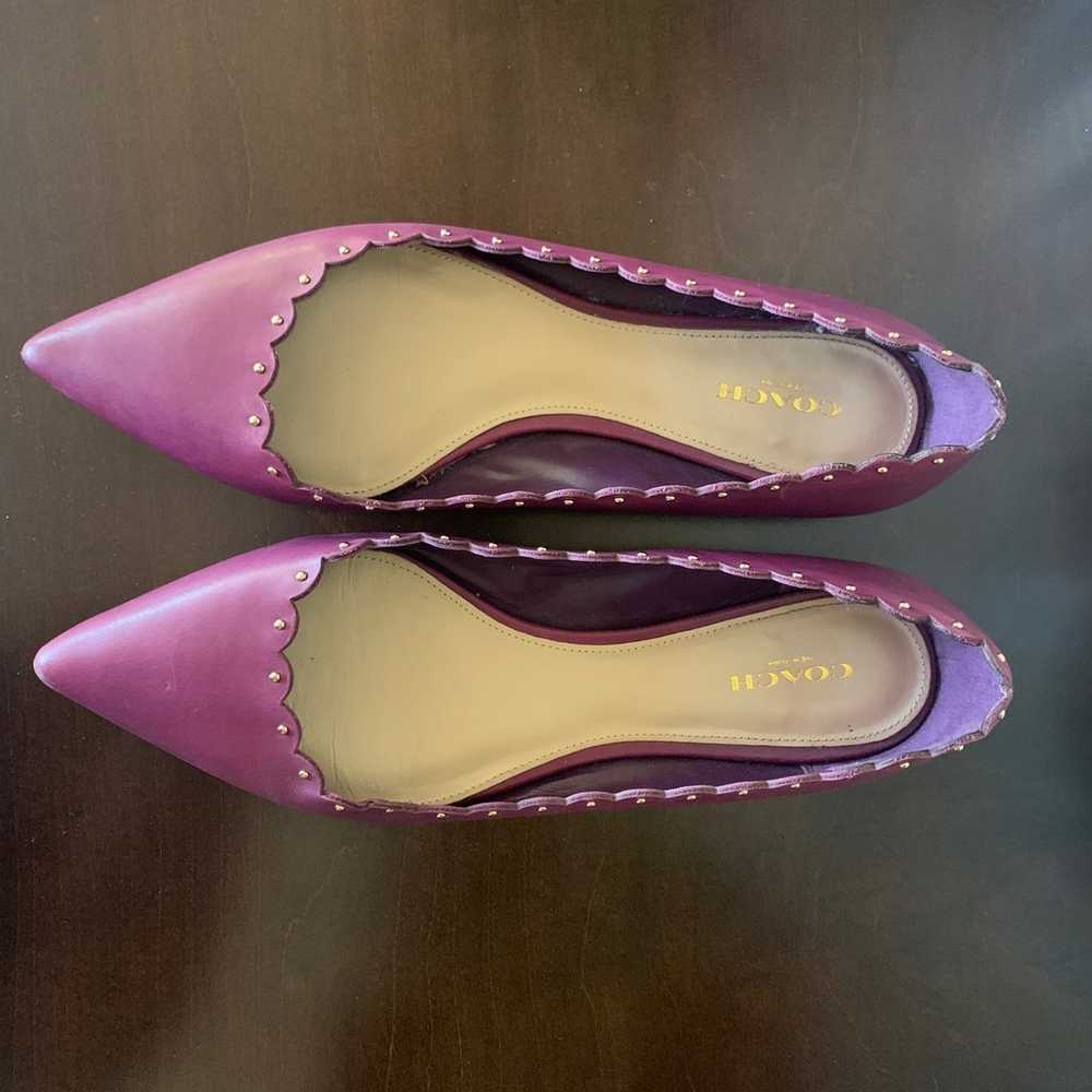 Coach Jillian Leather Flats - image 6