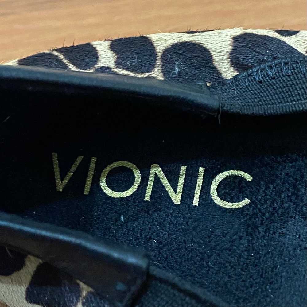 VIONIC “Matira” Leopard Print Hair Calf Cattle Re… - image 7