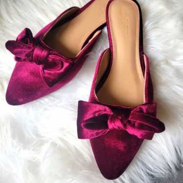 FREE SHIP LOFT Velour Slip-on Flats 9.5 - image 1