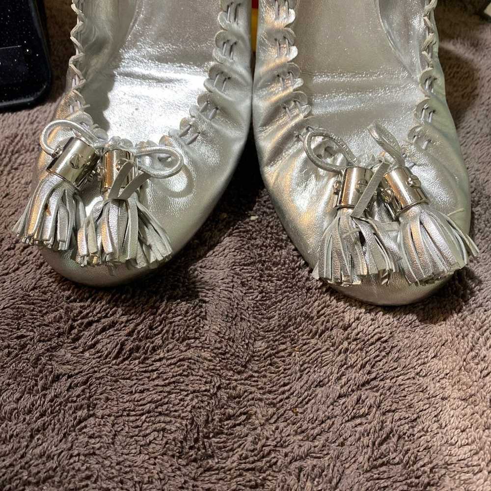 Tory Burch flats silver - image 3