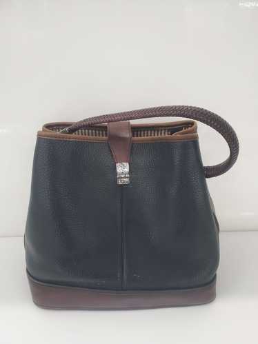 Women Brighton Black Leather Shoulder Bag/purse u… - image 1