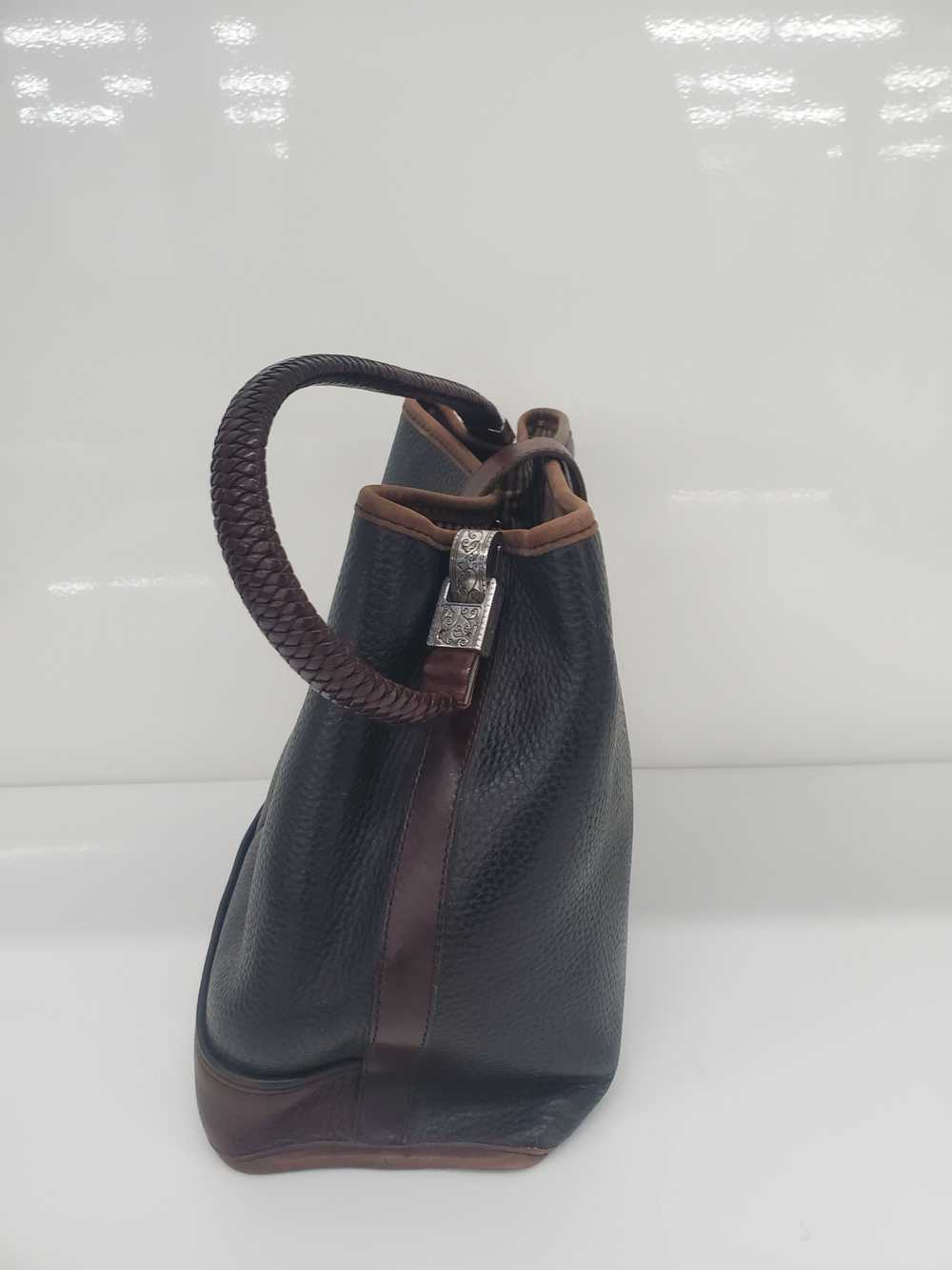 Women Brighton Black Leather Shoulder Bag/purse u… - image 2
