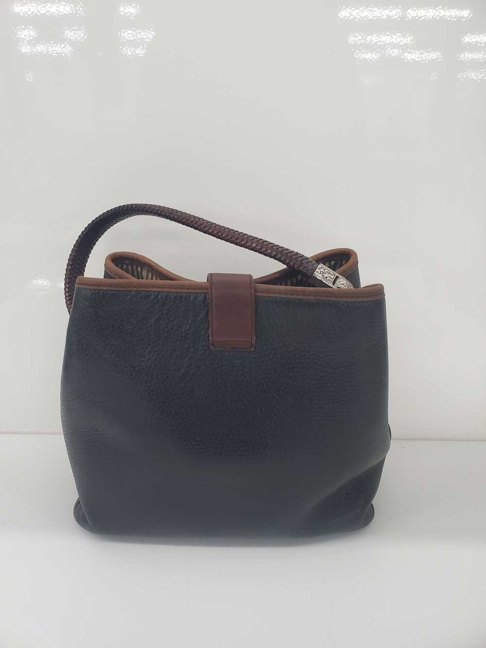 Women Brighton Black Leather Shoulder Bag/purse u… - image 3