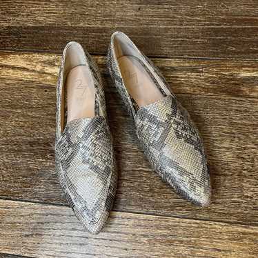 27 Edit snakeskin printed pointed shoes - image 1