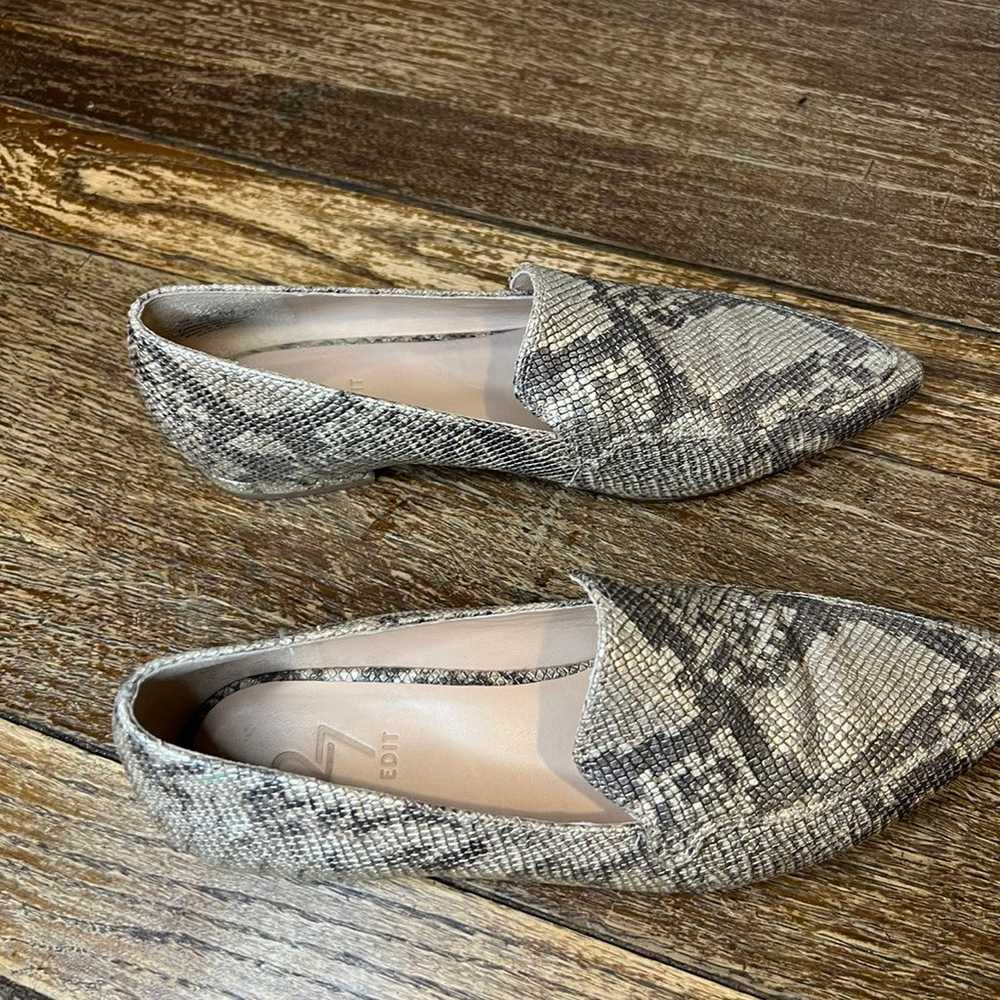 27 Edit snakeskin printed pointed shoes - image 2