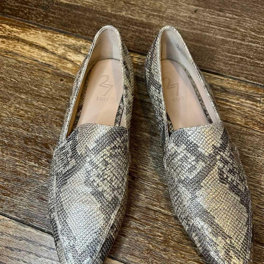 27 Edit snakeskin printed pointed shoes - image 5