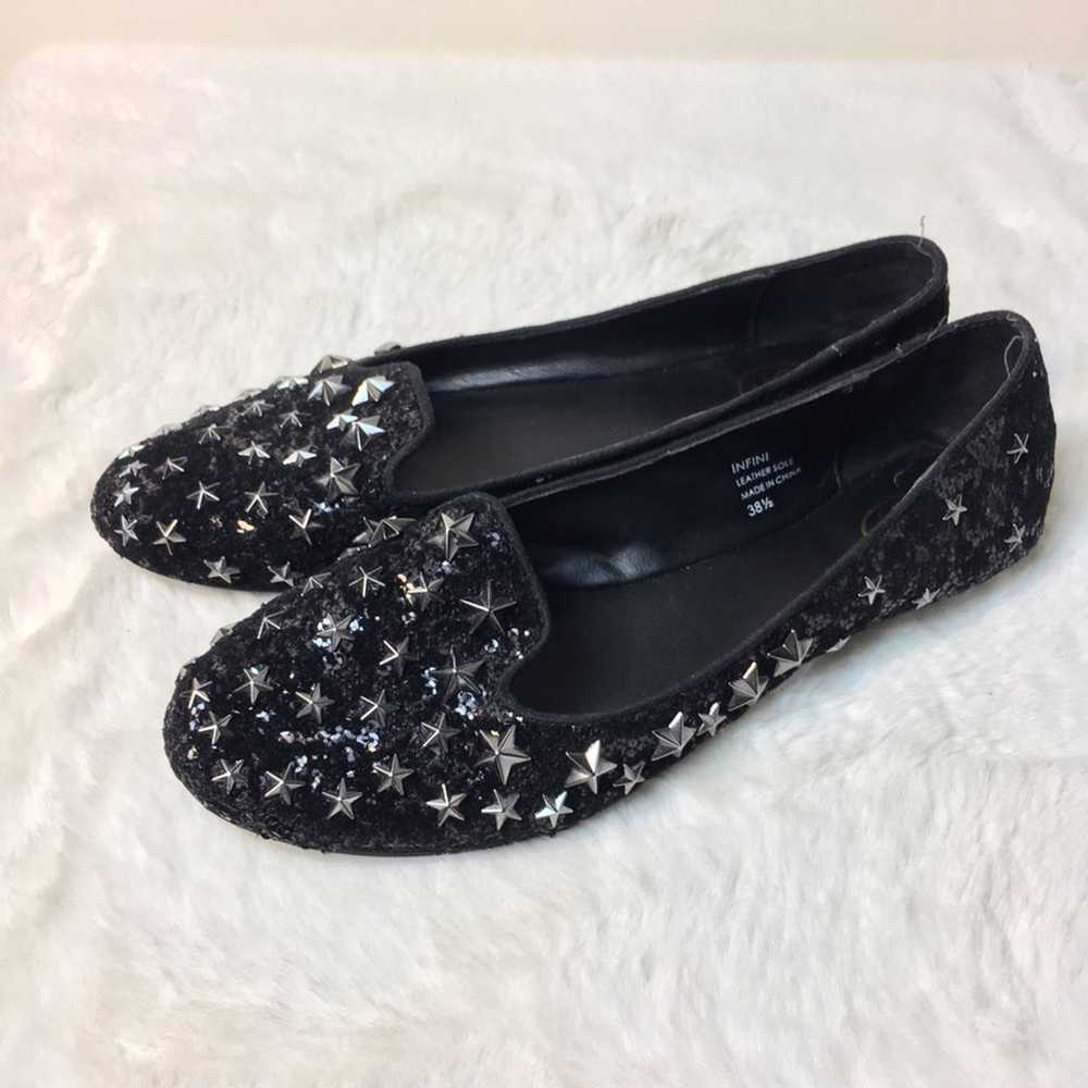 Ash Infini Star Stud Black Sequin Belgium Loafer - image 4