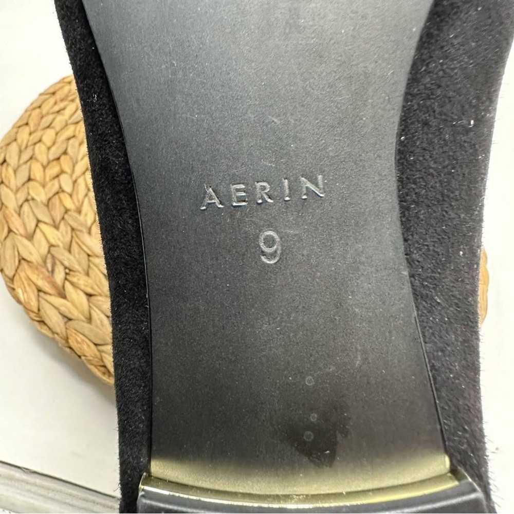AERIN Imogen Flats Pointed Toe Black Metallic Siz… - image 8