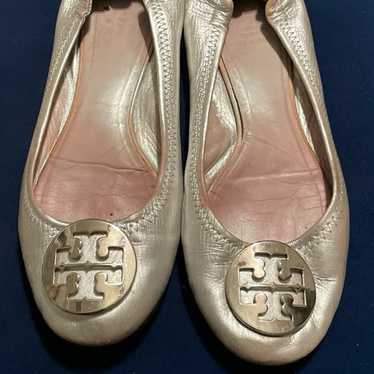 Tory Burch Leather Ballet Flats - Size 8 - image 1