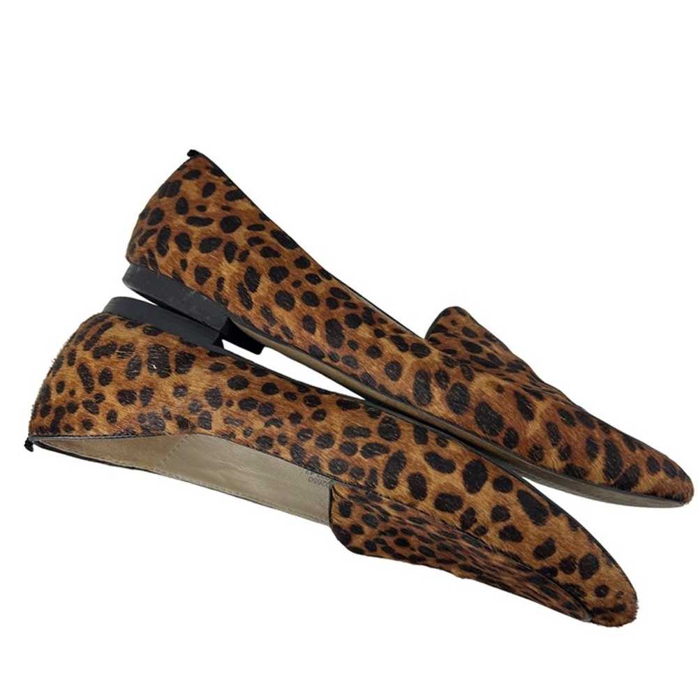 Boden Amelie Low Heel Ballerinas Leopard Calf Hai… - image 7