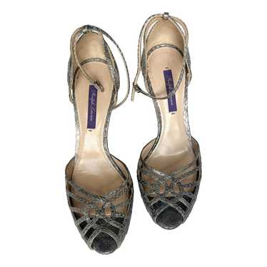 Ralph Lauren Purple Label Python heels - image 1