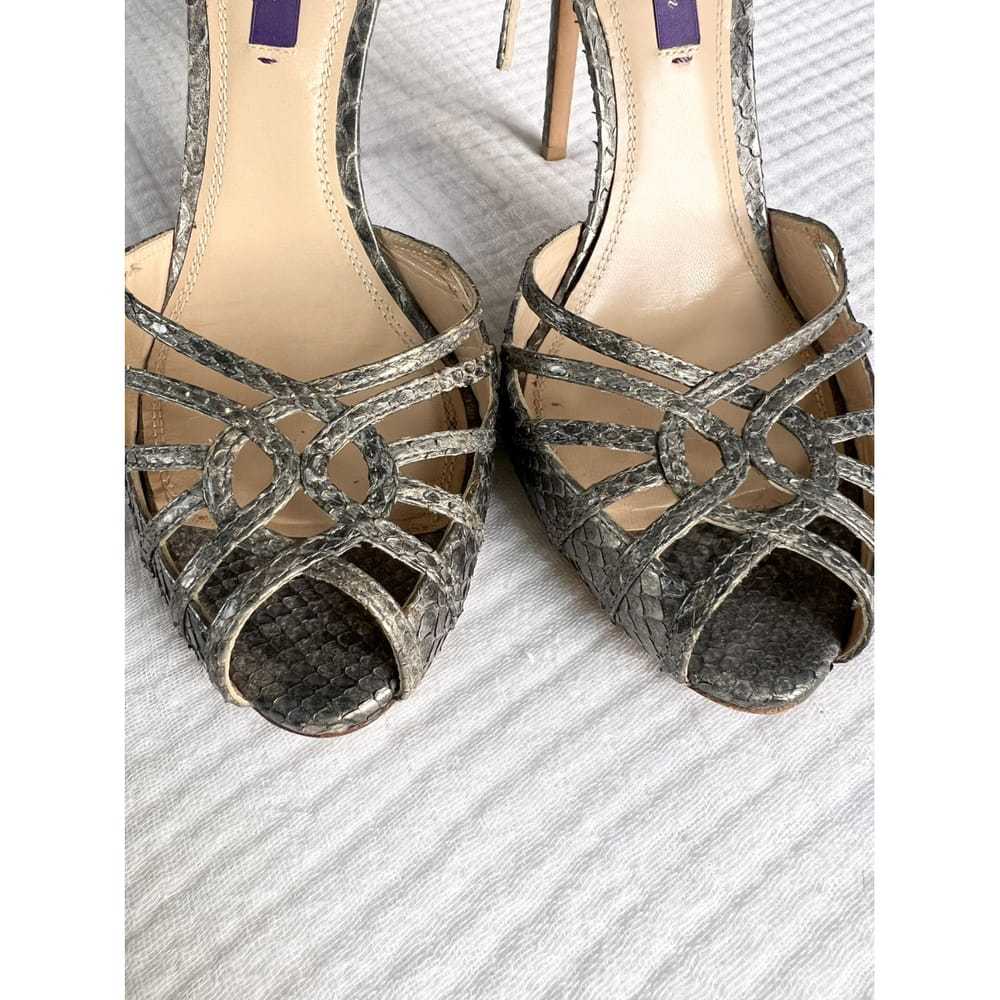 Ralph Lauren Purple Label Python heels - image 5