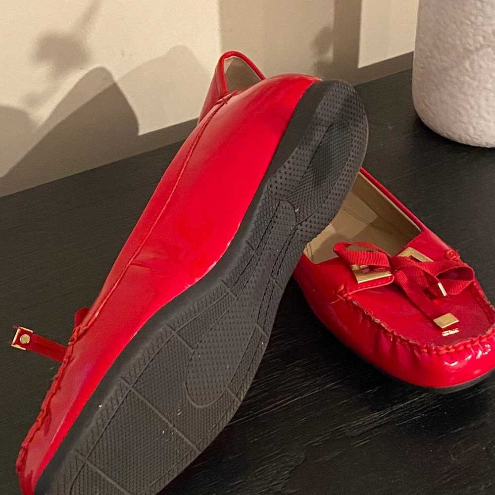 Cherry Red Patent Leather Flats - image 3