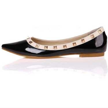 Maiernisi black Rockstud ballerina flats - image 1