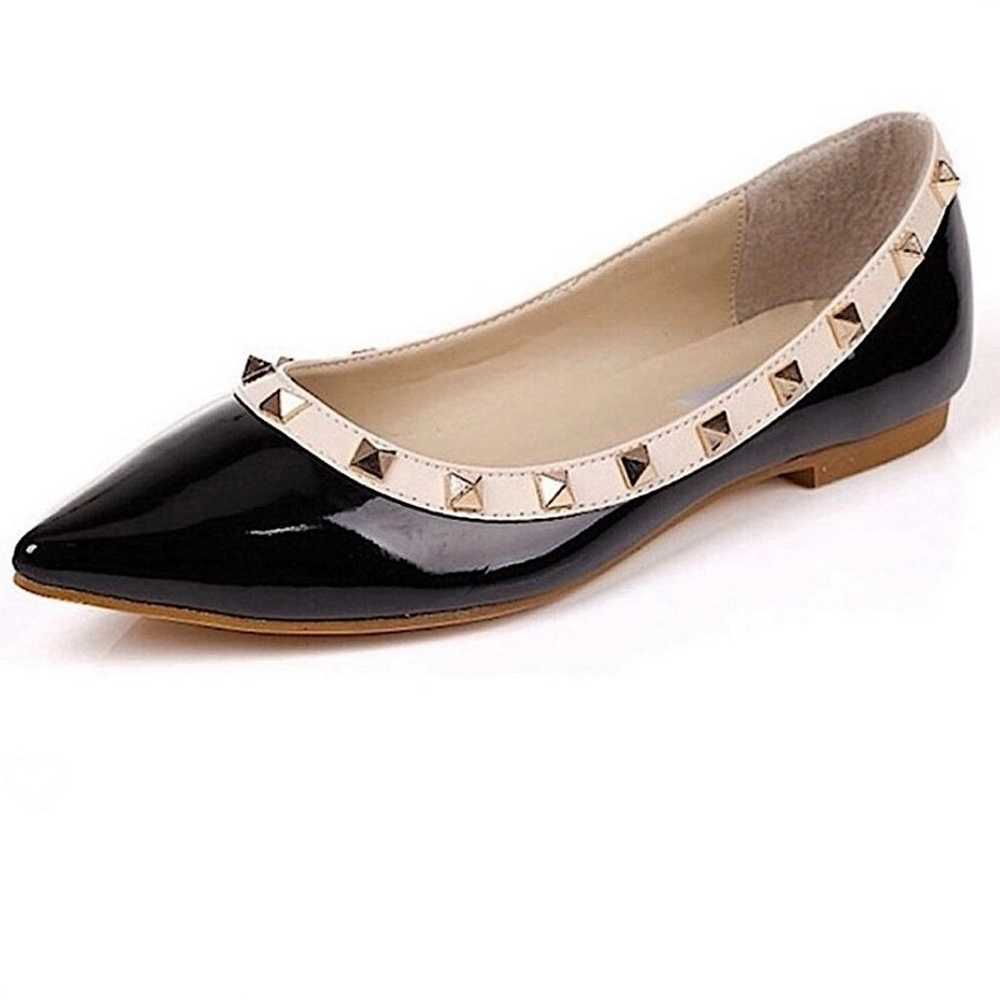 Maiernisi black Rockstud ballerina flats - image 2