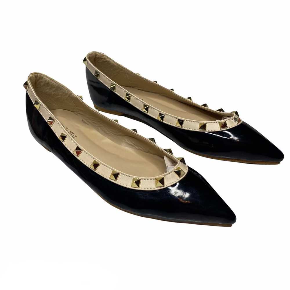 Maiernisi black Rockstud ballerina flats - image 6