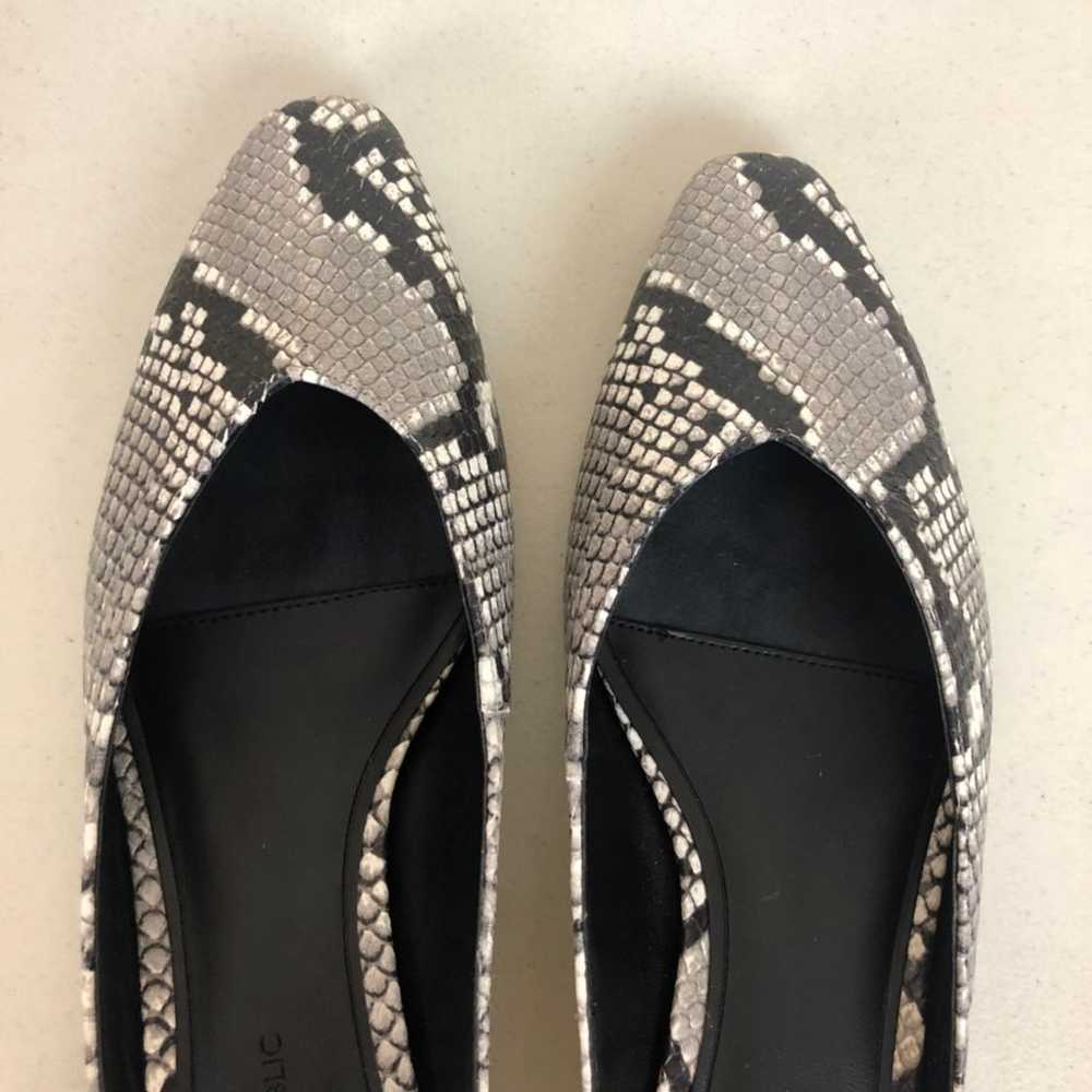 Banana Republic Snake Print Flats Slides - image 3