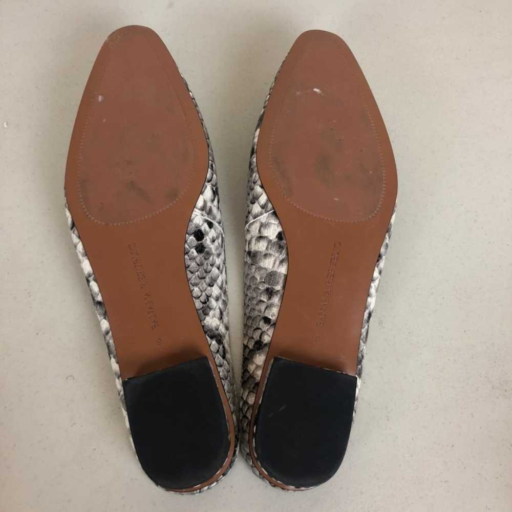 Banana Republic Snake Print Flats Slides - image 5