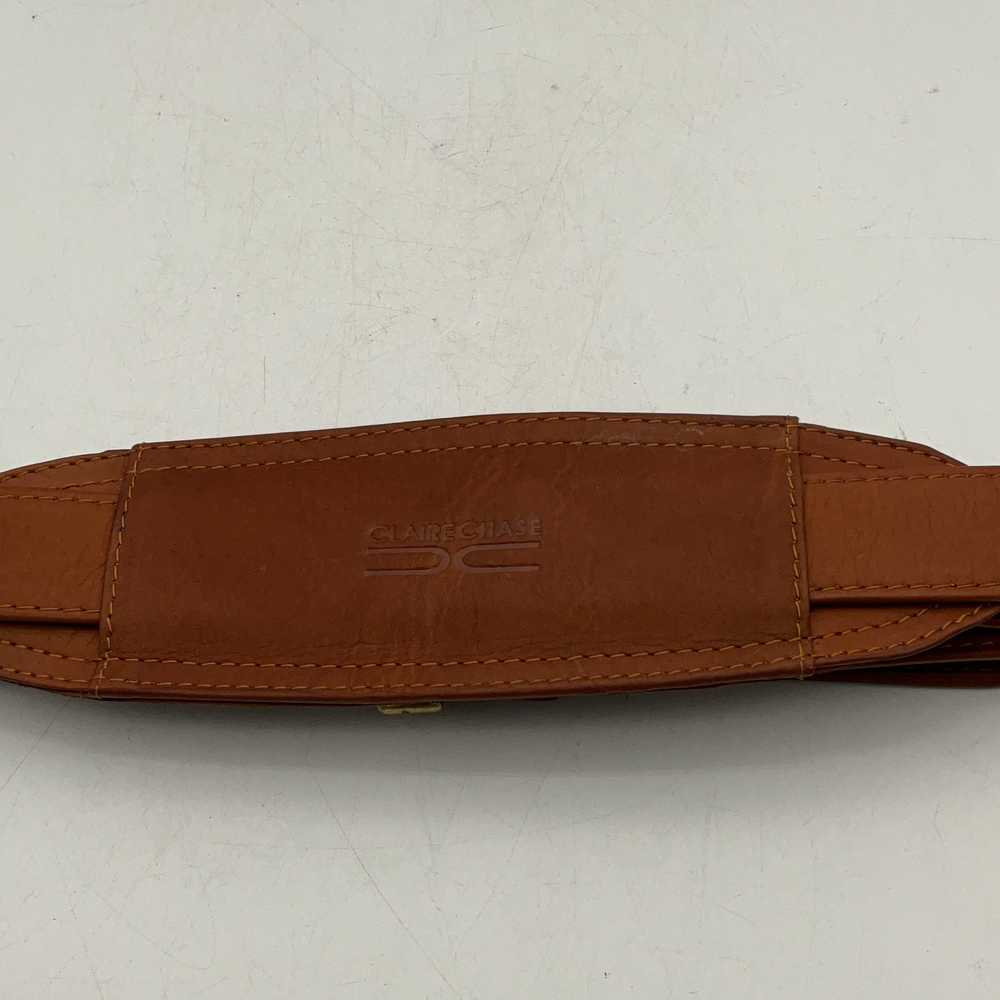 Mens Brown Leather Replacement Adjustable Travel … - image 2