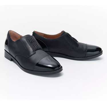 New Vionic Jayla Leather Black Flats 7M