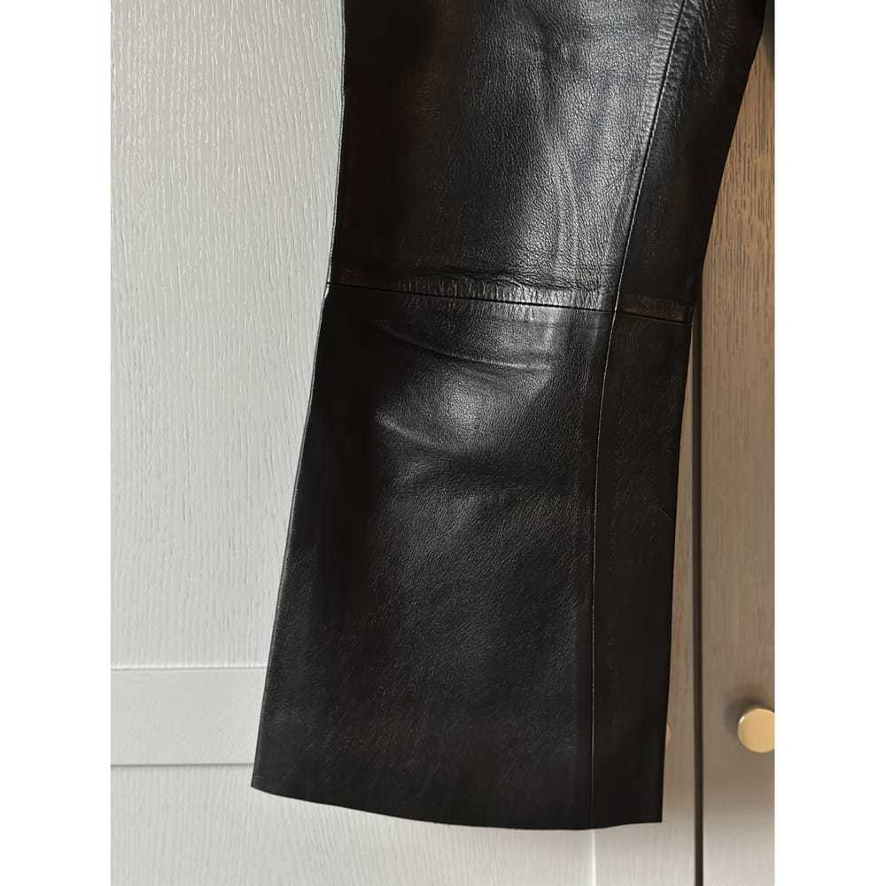 Gucci Leather trousers - image 2