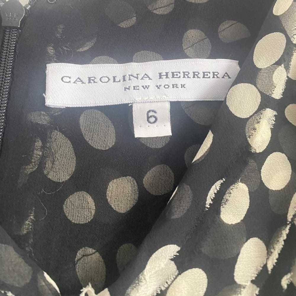 Carolina Herrera Silk mid-length dress - image 3