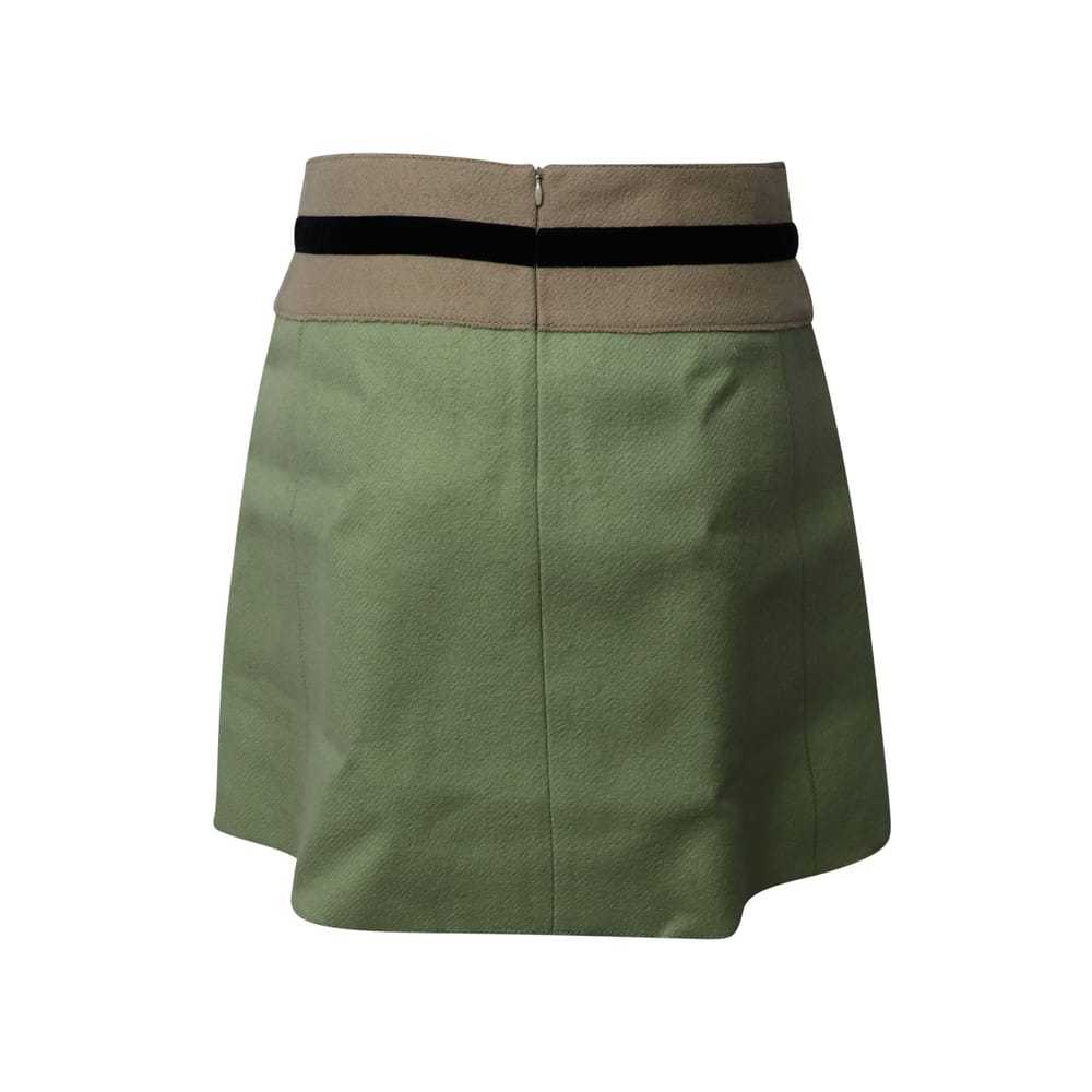 Miu Miu Wool mid-length skirt - image 3