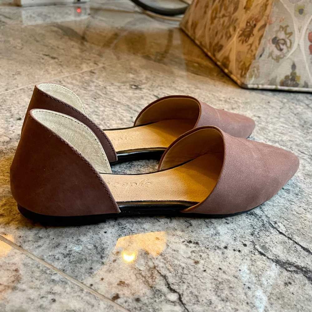 Free People Flats size 38 brown suede - image 1