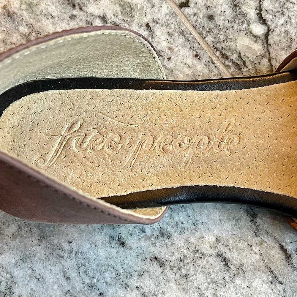 Free People Flats size 38 brown suede - image 4