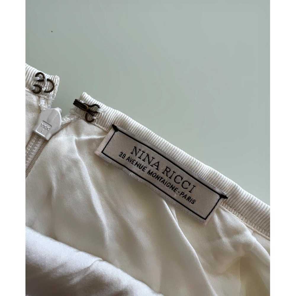 Nina Ricci Linen mid-length skirt - image 2