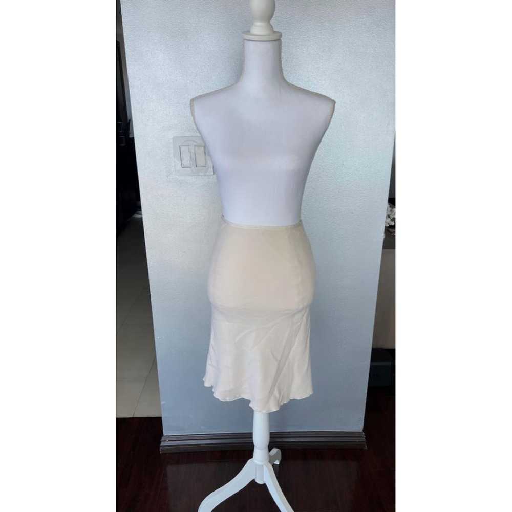 Nina Ricci Linen mid-length skirt - image 4