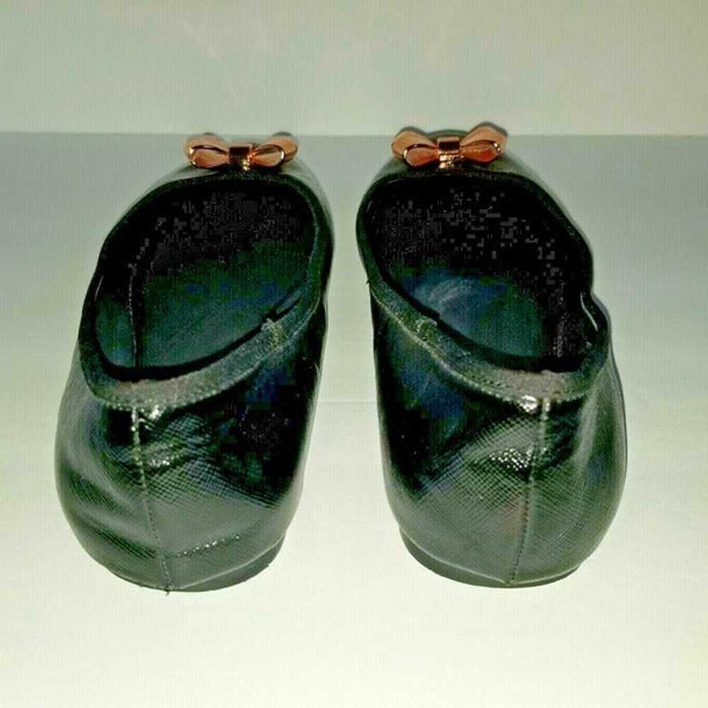 Ted Baker Womens Imme 2 Black Ballet Flats Bow Sz… - image 7