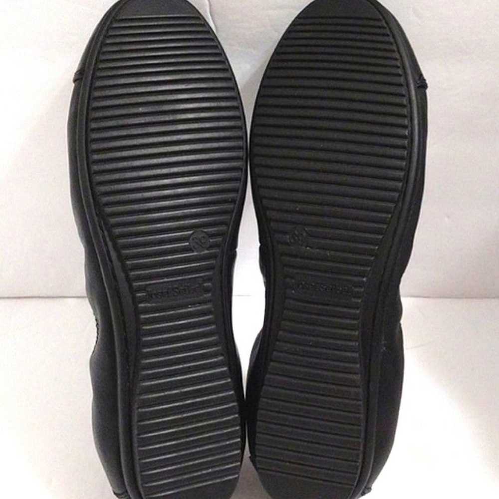 Josef Seibel PIPPA Black Leather Flats Women's US… - image 12
