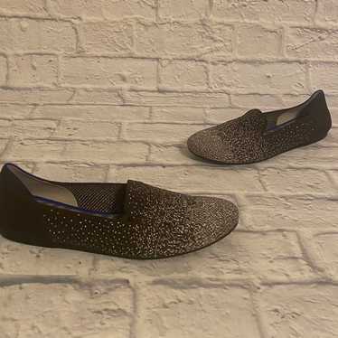 Rothy's Loafers Women's 7.5 Gray Twilight Metalli… - image 1