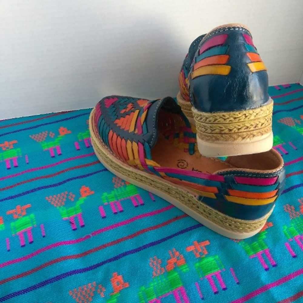 Bonito Zapato Huarache Mexicano Multicol - image 1