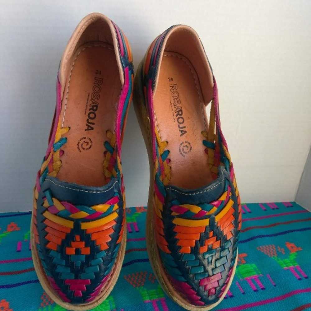 Bonito Zapato Huarache Mexicano Multicol - image 2