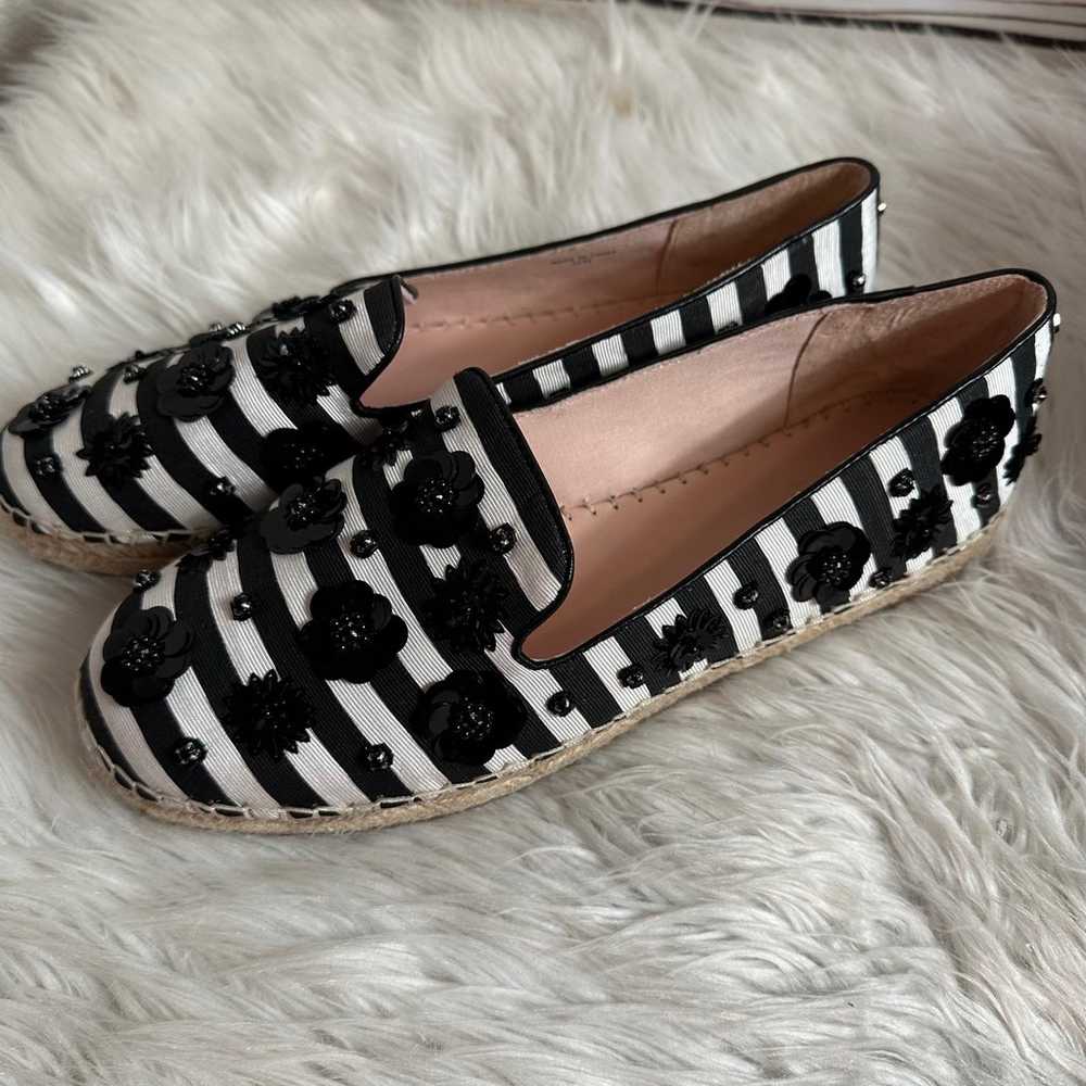 Kate Spade size 11 Espadrille Flat Sequin shoes n… - image 2
