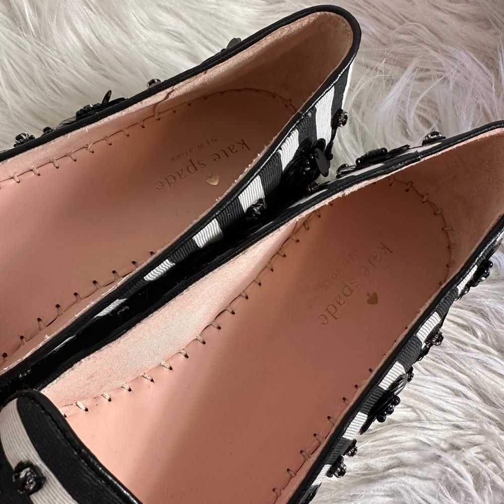 Kate Spade size 11 Espadrille Flat Sequin shoes n… - image 5