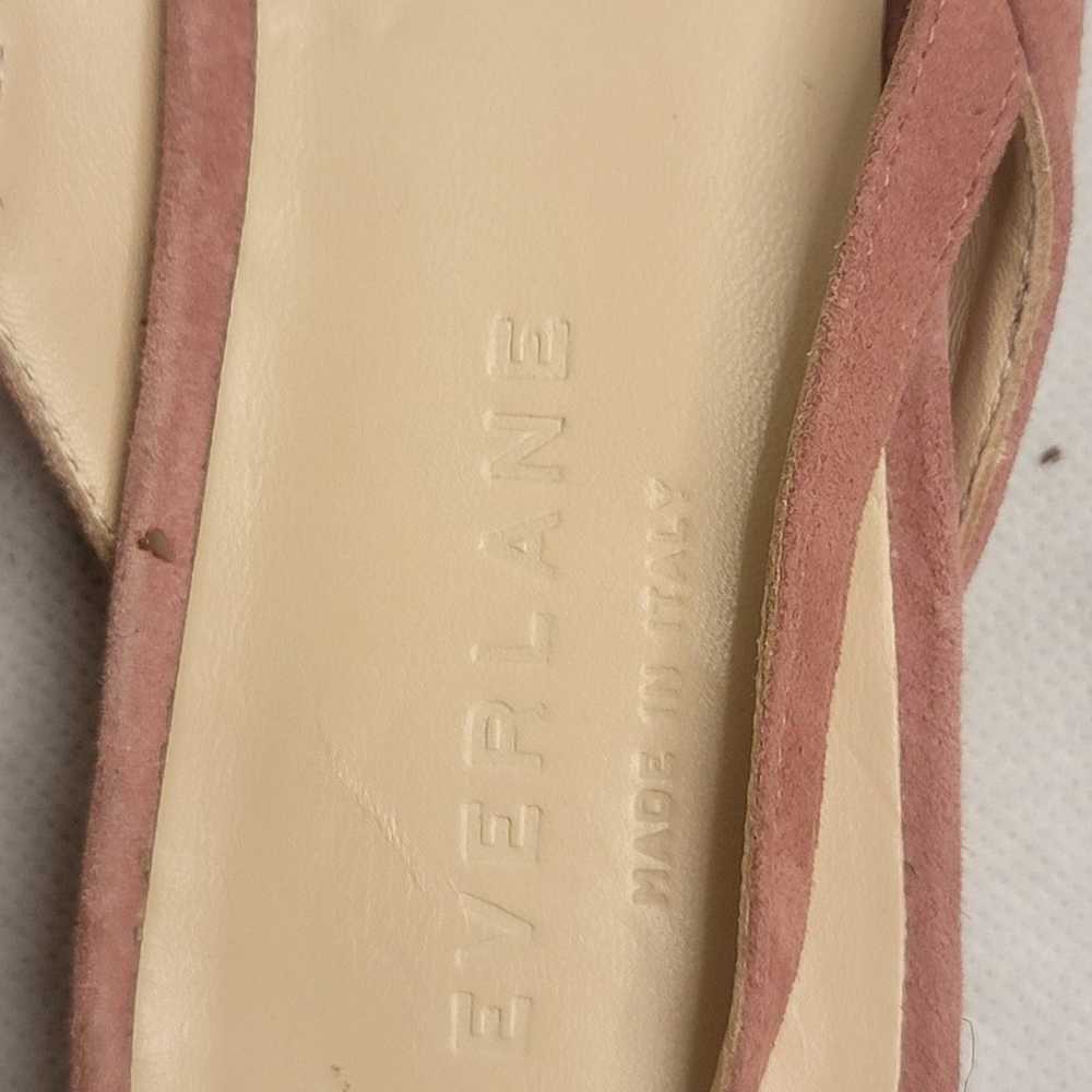 Everlane editor slingback suede flat size 8.5 - image 6