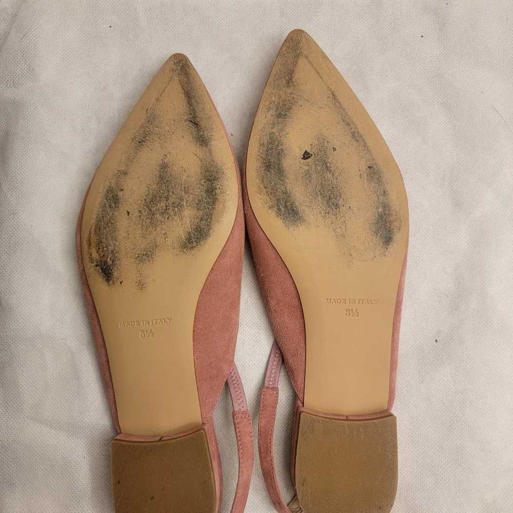 Everlane editor slingback suede flat size 8.5 - image 8