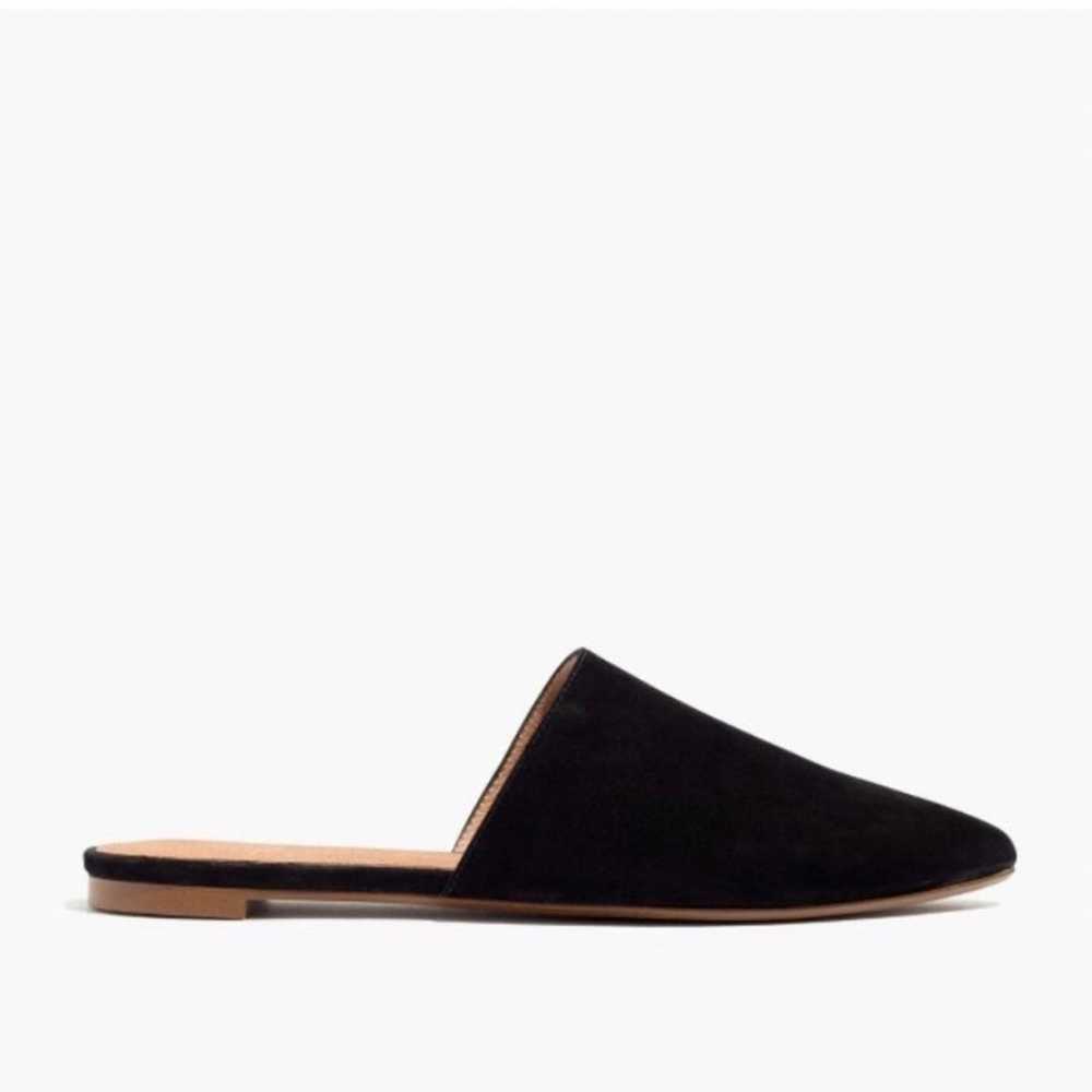 Madewell Black Elie Suede Slipper Flats - image 1