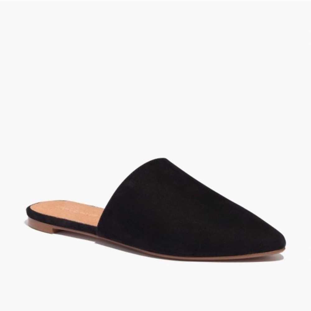 Madewell Black Elie Suede Slipper Flats - image 2