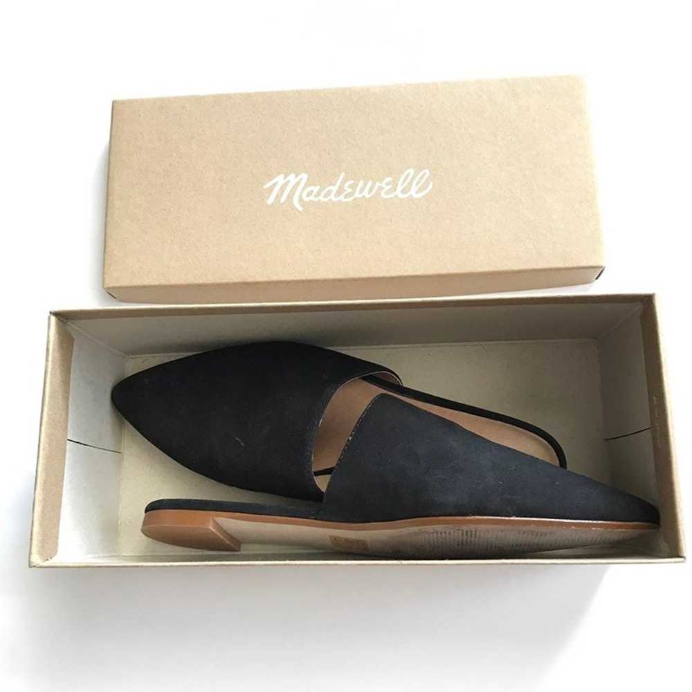 Madewell Black Elie Suede Slipper Flats - image 3