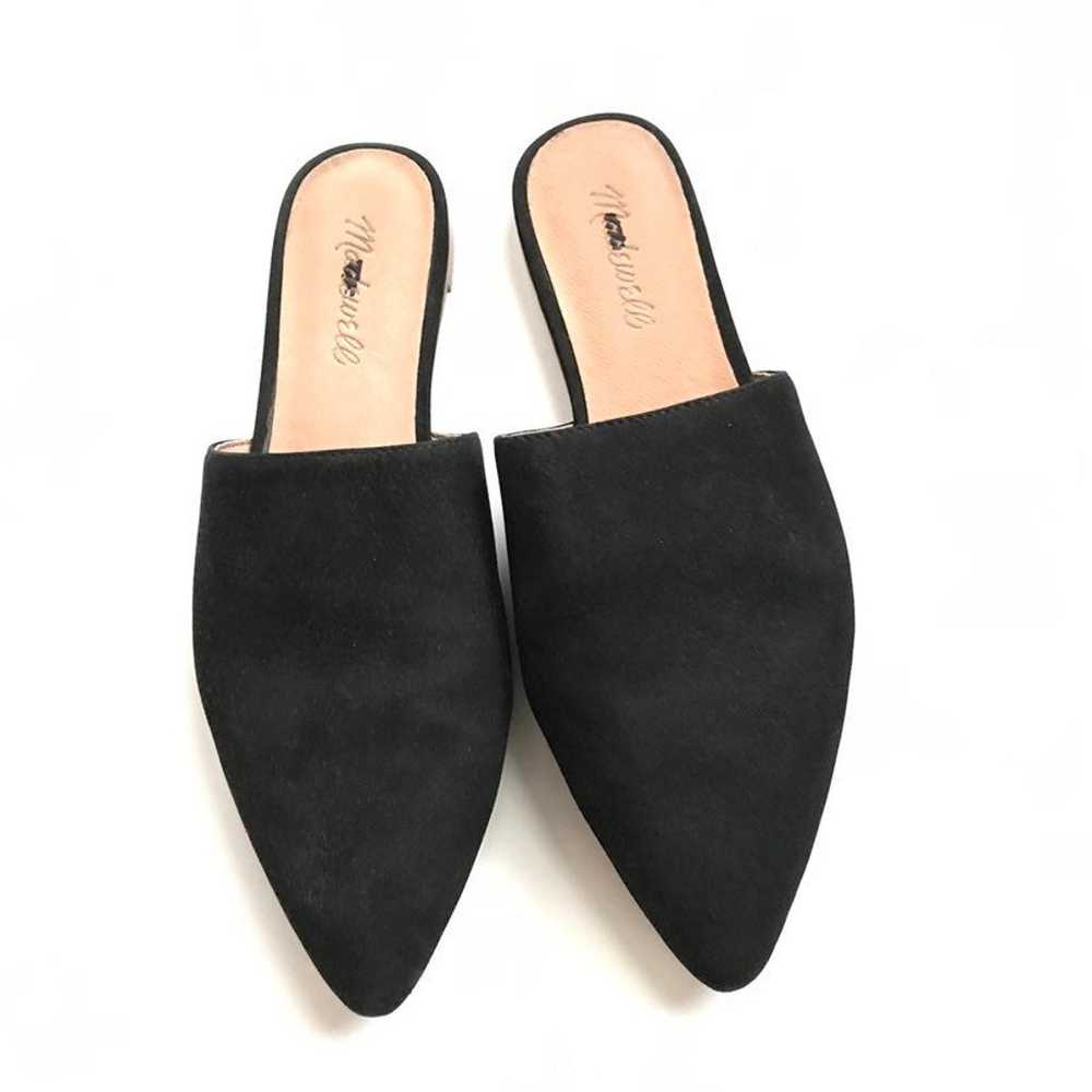 Madewell Black Elie Suede Slipper Flats - image 4