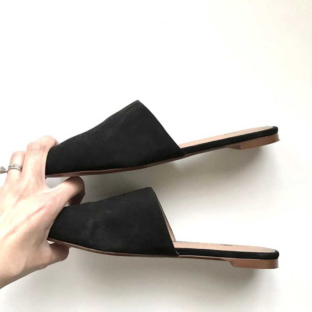 Madewell Black Elie Suede Slipper Flats - image 6