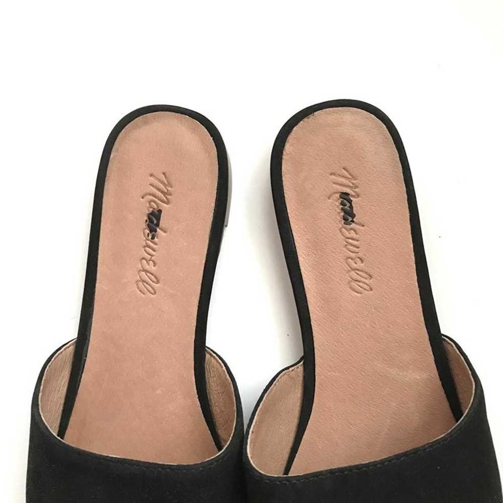 Madewell Black Elie Suede Slipper Flats - image 7