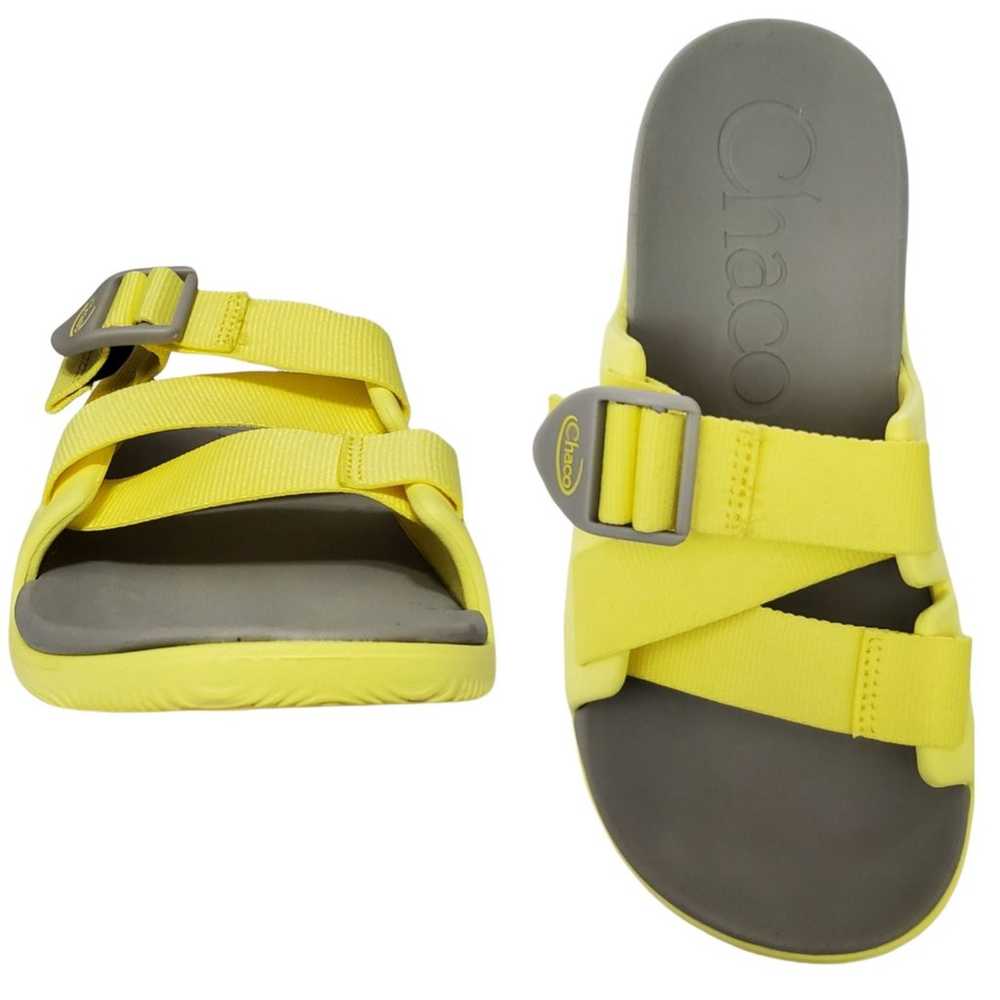 NWT Chaco chillos z straps slide sandals limeligh… - image 1