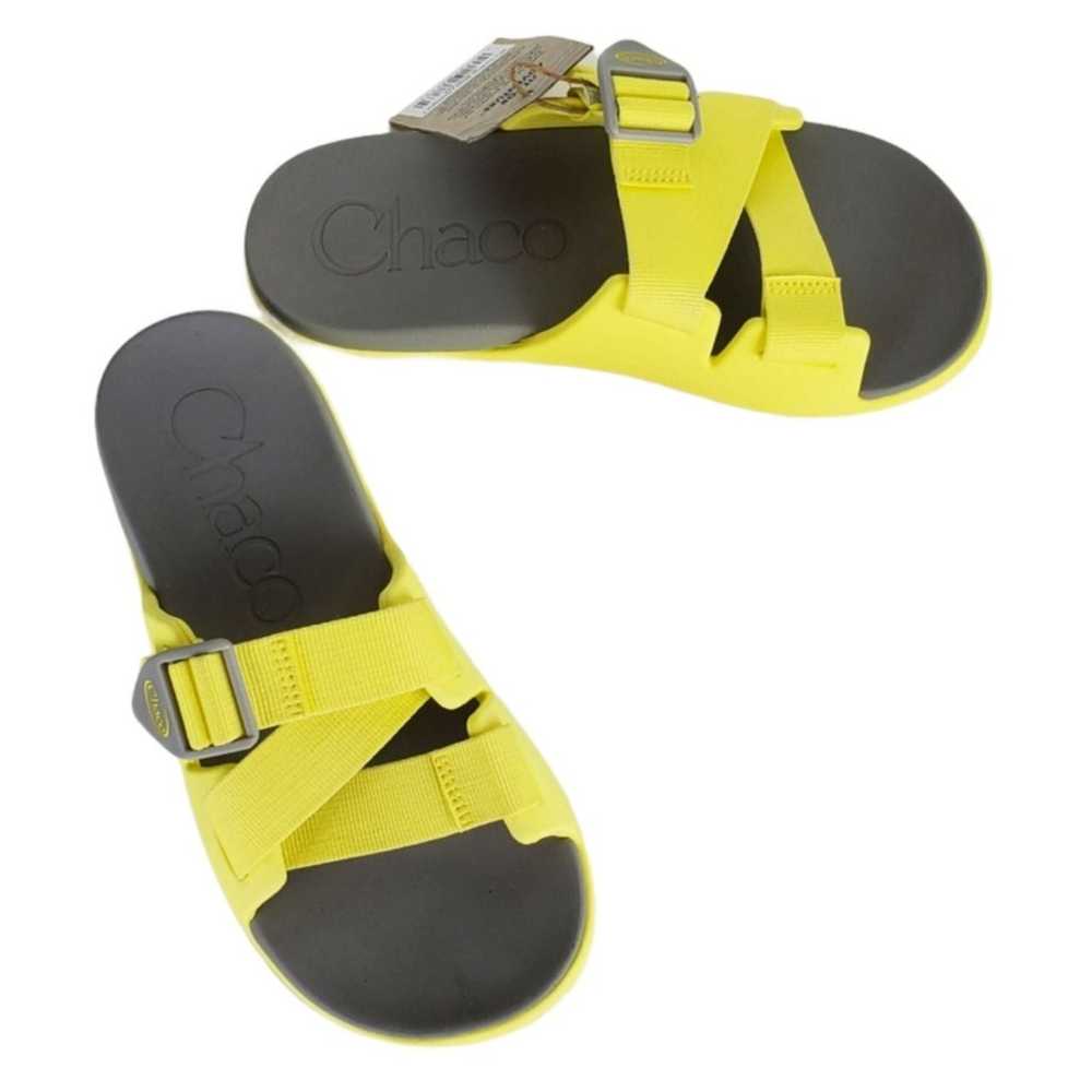 NWT Chaco chillos z straps slide sandals limeligh… - image 4